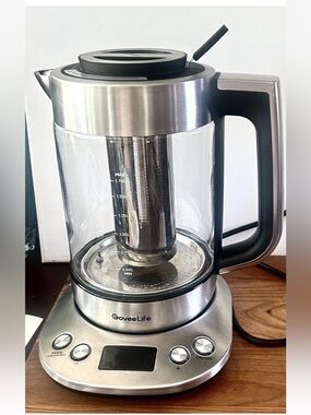 GoveeLife Smart Electric Kettle Pro W/Removable Tea Infuser Stainless Steel